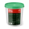A 4 pound tub of Bold by Nature Mega Beef raw dog food.