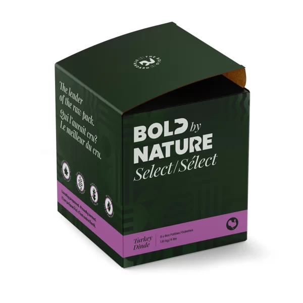 Bold by Nature Select, 4lb turkey patties