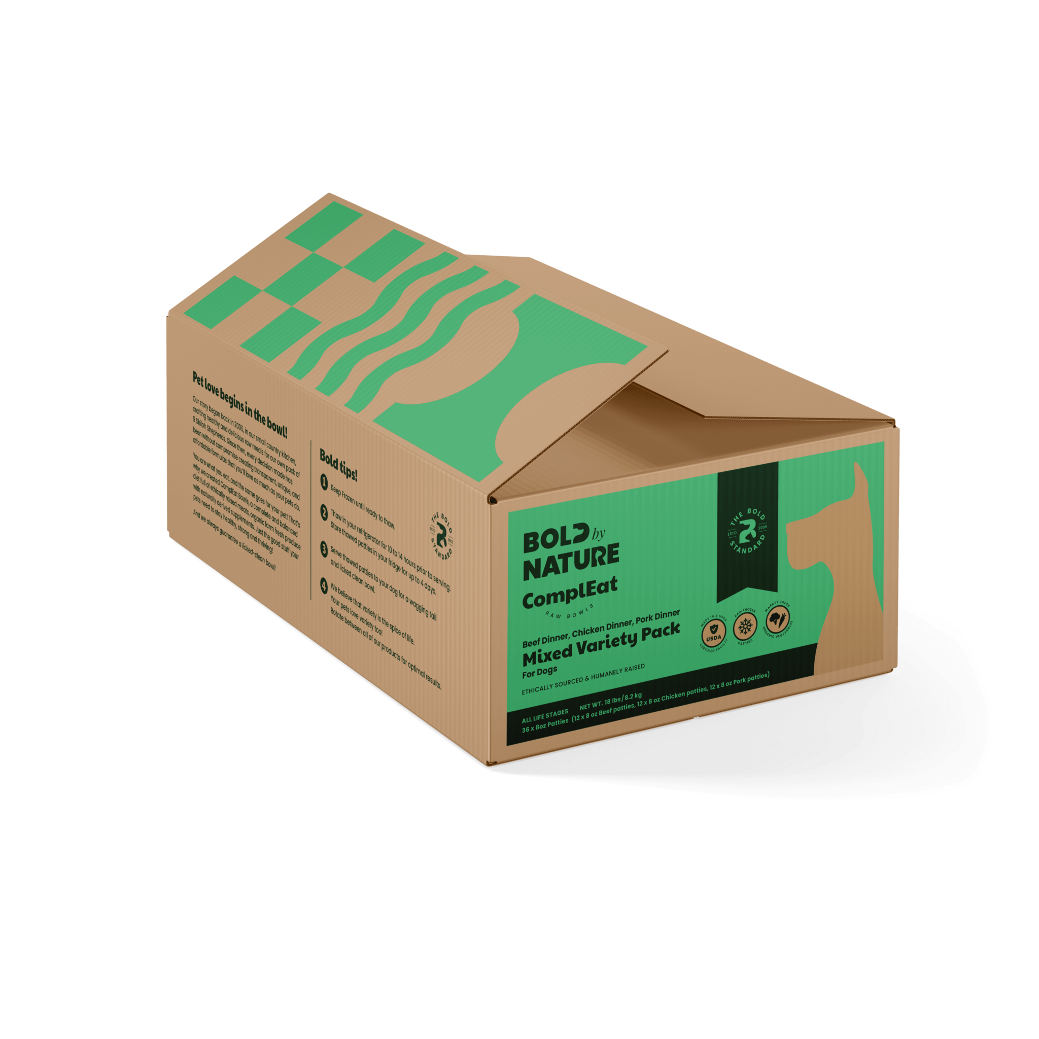 ComplEat 18lb variety box - Bold by Nature