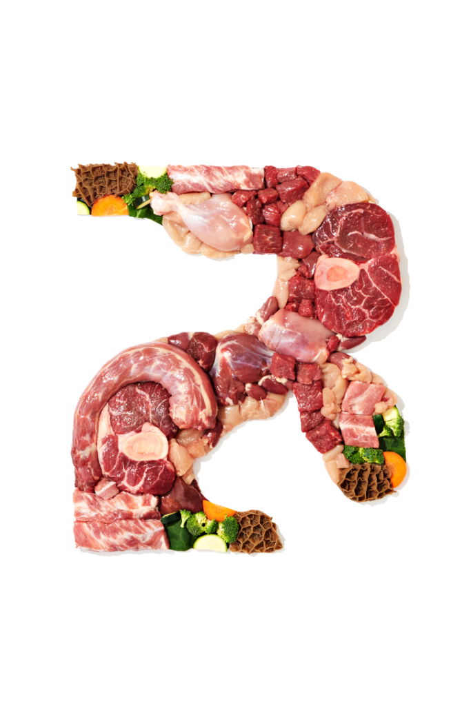 Logo mark raw meat