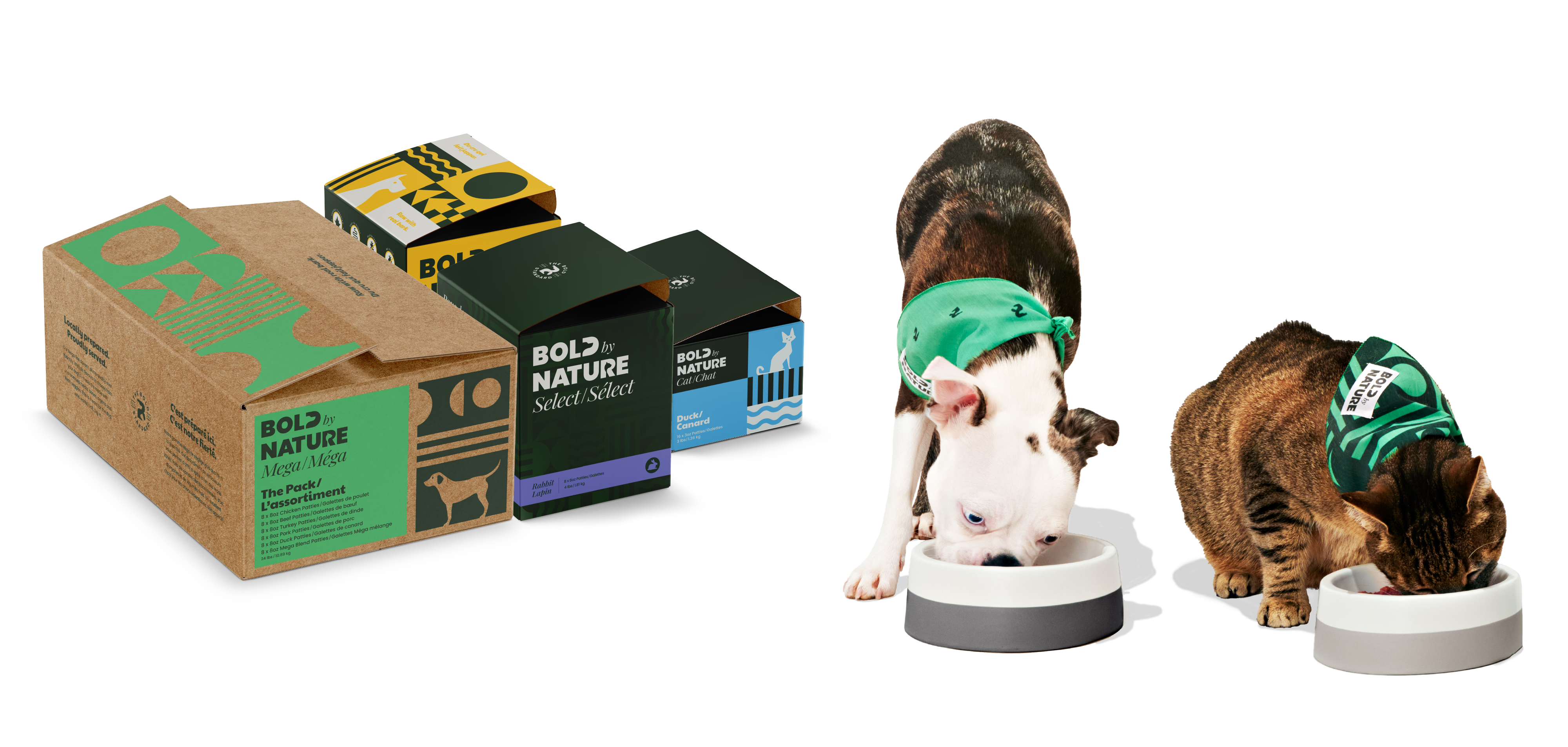 Dog and Cat with Bold by Nature Products